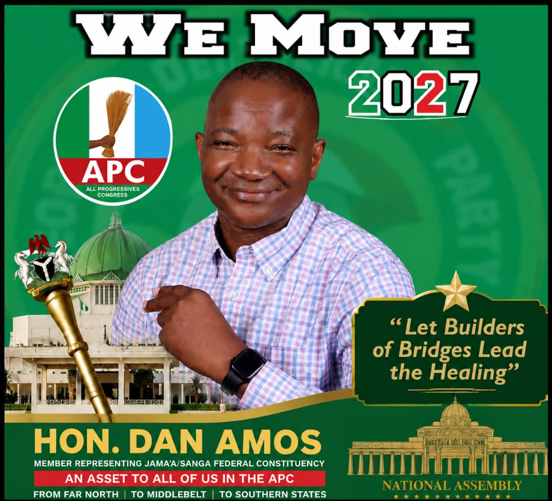 Let Builders of Bridges Lead the Healing” — Uba Sani’s Aide Hails Dan Amos as APC’s Unifying Political Light