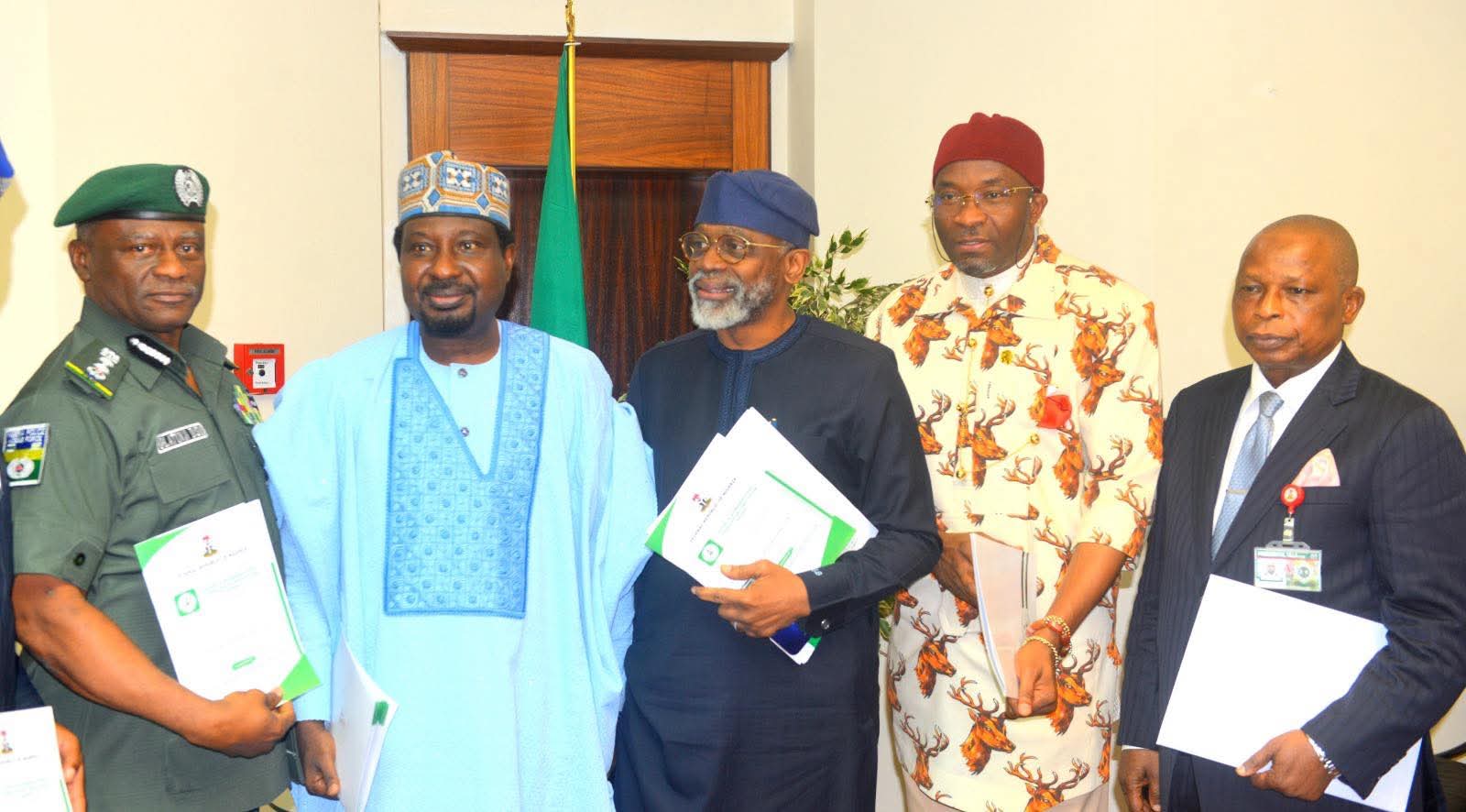 STATEHOUSE PRESS RELEASE     STATE POLICE CONSTITUTIONAL FRAMEWORK NEAR COMPLETION- PRESIDENCY
