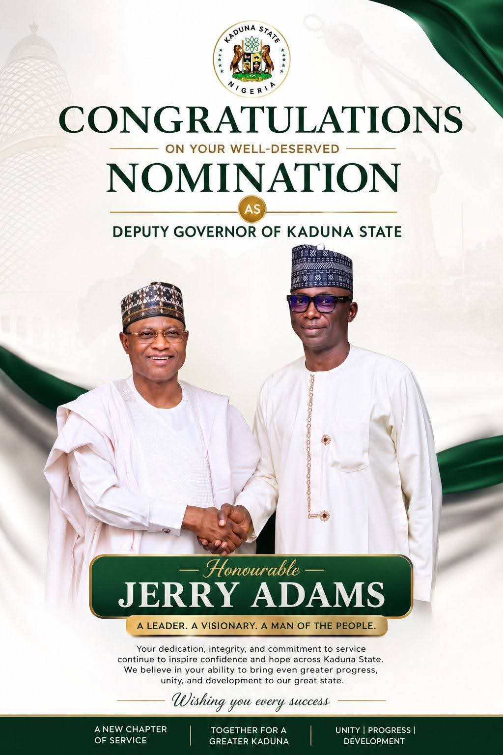IN SUPPORT OF JODA JAM: EQUALITY BEFORE GOD, DIFFERENCE IN LEADERSHIP STYLE IN SUPPORT OF JODA JAM: EQUALITY BEFORE GOD, DIFFERENCE IN LEADERSHIP STYLE